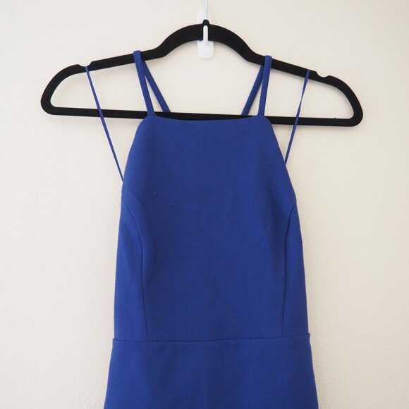 * NWT Lulus Heart’s Content Royal Blue Spaghetti Strap Bodycon Mini Dress sz S - Picture 6 of 8